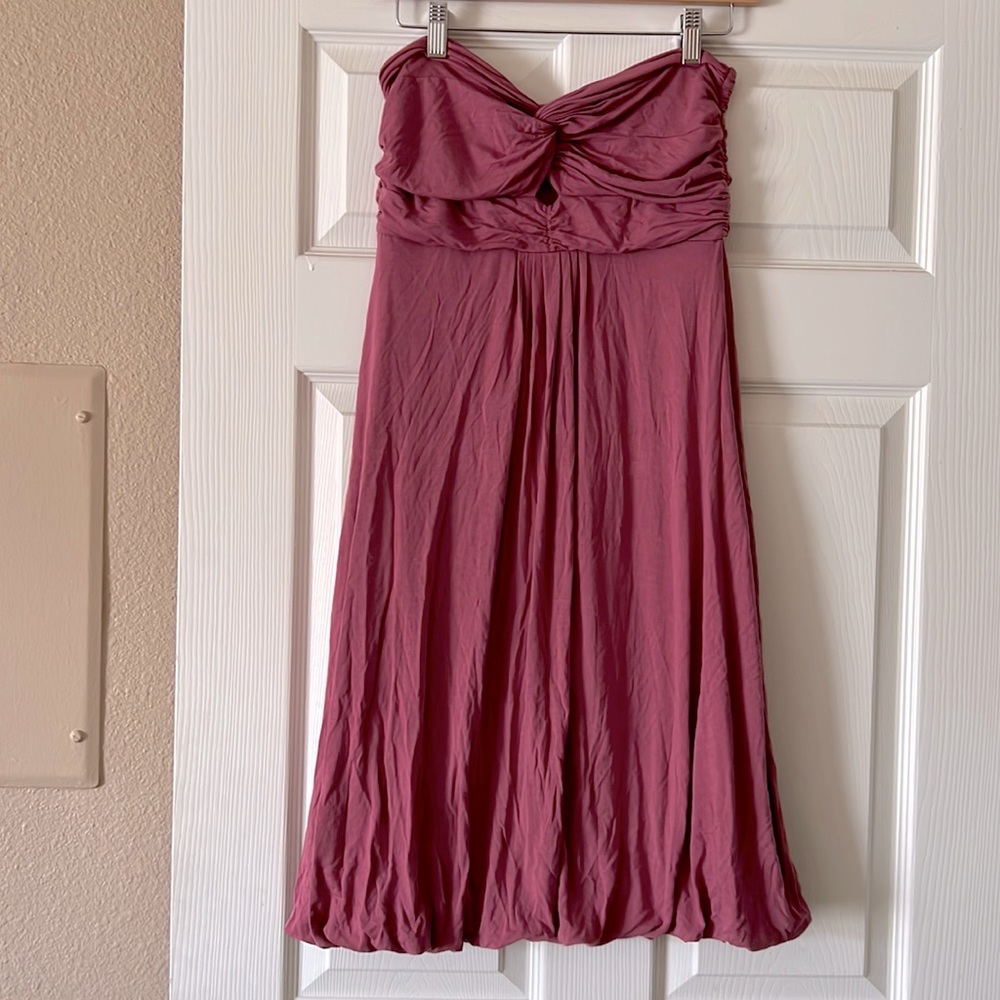 Miss Me Collection Mauve Strapless Dress M